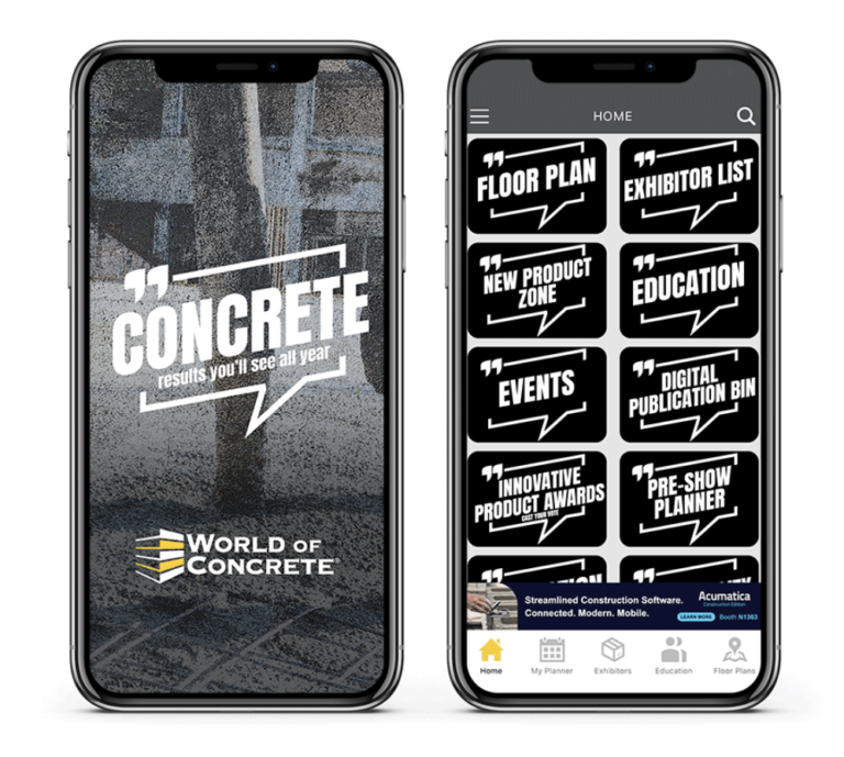 WORLD OF CONCRETE 2024 Conforms